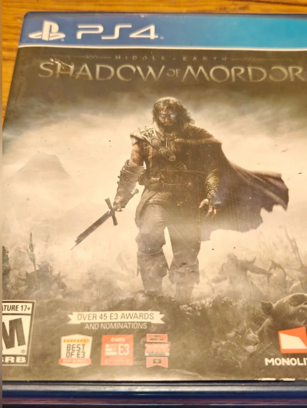 Sony Playstation 4 PS4 Middle Earth Shadow of Mordor Game Complete CIB 2014 WB